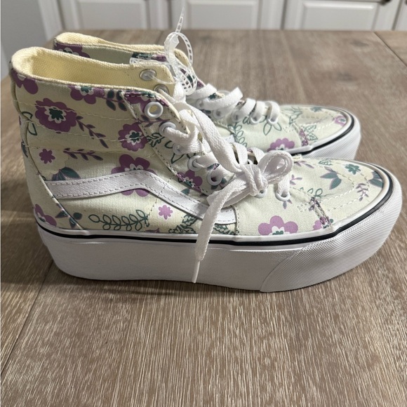 Vans Women's Sk8-hi Tapered Stackform Platform Floral High-Top Sneakers - Picture 1 of 5